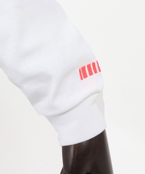 felkod(フィルコッド)の「mlt5733- Barcode Embroidery 9oz Drop Shoulder Long Sleeve Tee ロングスリーブTシャツ(F26A310)(Tシャツ/カットソー・メンズ・グレー/ホワイト×ピンク/ホワイト×ブラック/ブラック・M/L/XL)」の21枚目の写真