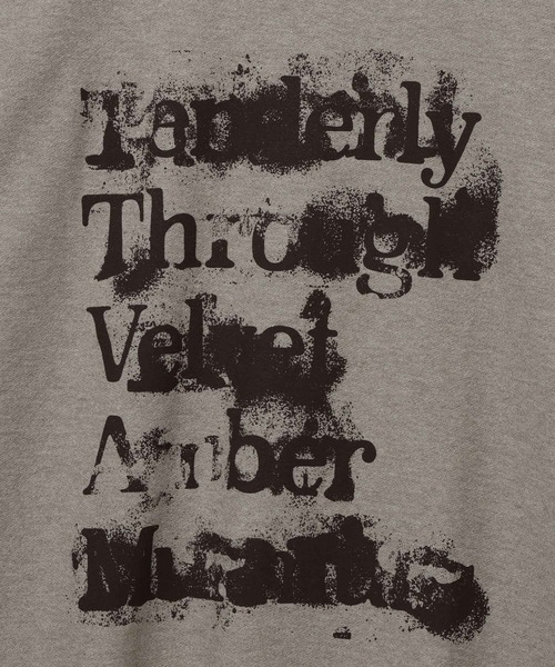 PBLIM（ページボーイリム）の「《UNISEX》スプレーロゴT（Tシャツ/カットソー・レディース・ブラック/ベージュ・FREE）」の3枚目の写真