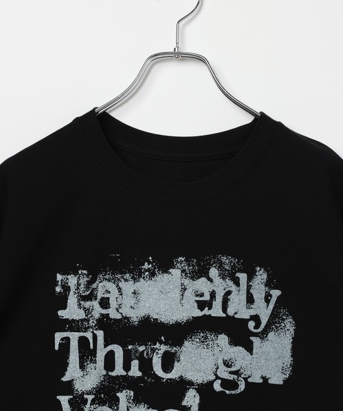 PBLIM（ページボーイリム）の「《UNISEX》スプレーロゴT（Tシャツ/カットソー・レディース・ブラック/ベージュ・FREE）」の9枚目の写真