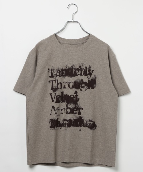 PBLIM(ページボーイリム)の「《UNISEX》スプレーロゴT(Tシャツ/カットソー・レディース・ブラック/ベージュ・FREE)」の13枚目の写真