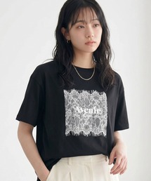 DAESE TOKYO（デセトウキョウ）の「『DAESE TOKYO/デセトウキョウ』 レースロゴ刺繍Tシャツ（Tシャツ/カットソー）」