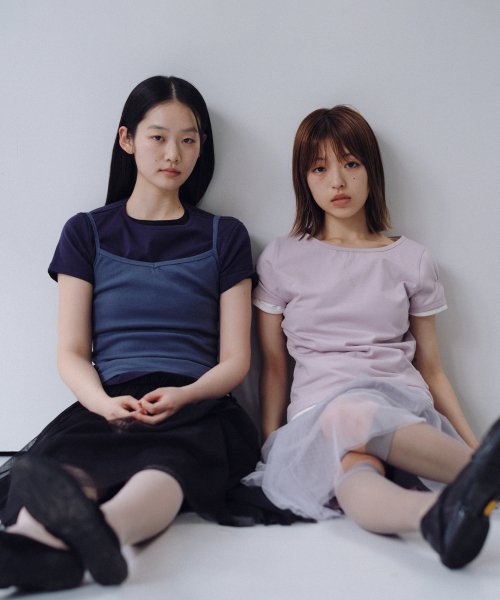 OHESHIO(オヘシオ)の「BASIC STANDARD T-SHIRT, NAVY(Tシャツ/カットソー・レディース・その他・FREE)」の5枚目の写真
