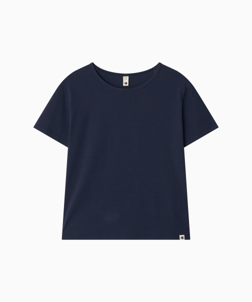 OHESHIO(オヘシオ)の「BASIC STANDARD T-SHIRT, NAVY(Tシャツ/カットソー・レディース・その他・FREE)」の7枚目の写真