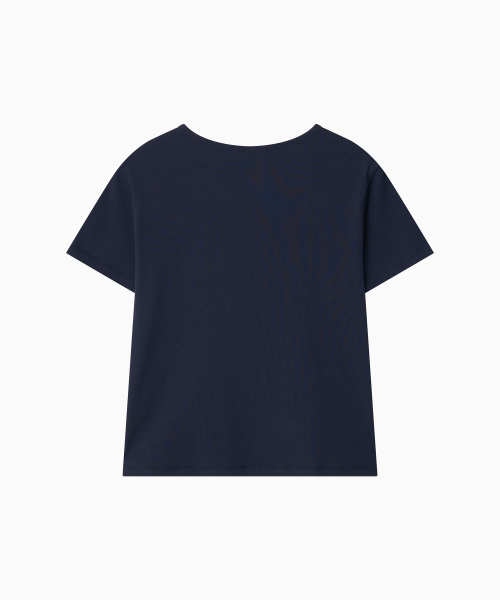OHESHIO(オヘシオ)の「BASIC STANDARD T-SHIRT, NAVY(Tシャツ/カットソー・レディース・その他・FREE)」の8枚目の写真
