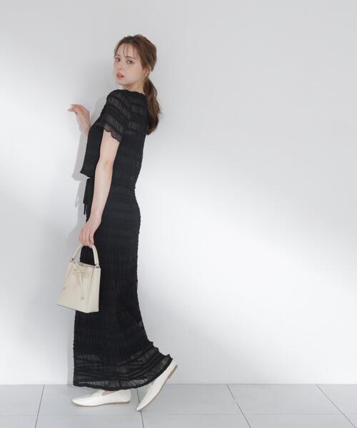 PROPORTION BODY DRESSING（プロポーションボディドレッシング）の「＜ａ＞フリルシャーリングブラウス / 1216219702（シャツ/ブラウス・レディース・ホワイト系その他/ブラック・FREE）」の17枚目の写真