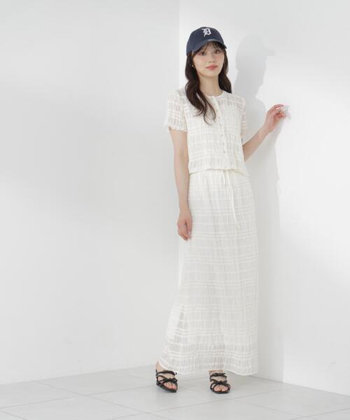 PROPORTION BODY DRESSING(プロポーションボディドレッシング)の「<a>フリルシャーリングブラウス / 1216219702(シャツ/ブラウス・レディース・ホワイト系その他/ブラック・FREE)」の12枚目の写真