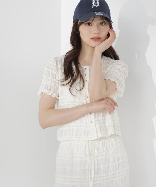 PROPORTION BODY DRESSING(プロポーションボディドレッシング)の「<a>フリルシャーリングブラウス / 1216219702(シャツ/ブラウス・レディース・ホワイト系その他/ブラック・FREE)」の13枚目の写真