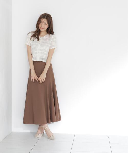 PROPORTION BODY DRESSING(プロポーションボディドレッシング)の「<a>フリルシャーリングブラウス / 1216219702(シャツ/ブラウス・レディース・ホワイト系その他/ブラック・FREE)」の19枚目の写真