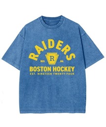 GARAGE MADE（ガレージメイド）の「レディースM～Lサイズ　ユニセックス　ピグメントプリント　BIG Tシャツ　RAIDERS（Tシャツ/カットソー）」
