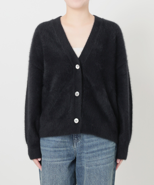 IENA LA BOUCLE（イエナラブークル）の「IENA LA BOUCLE フォックス カシミヤ Vカーディガン（カーディガン/ボレロ・レディース・バーガンディー/イエロー/グレー/ホワイト/ブラック・FREE）」の11枚目の写真