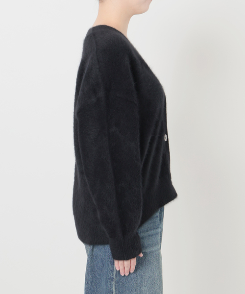IENA LA BOUCLE（イエナラブークル）の「IENA LA BOUCLE フォックス カシミヤ Vカーディガン（カーディガン/ボレロ・レディース・バーガンディー/イエロー/グレー/ホワイト/ブラック・FREE）」の14枚目の写真