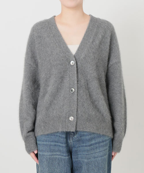 IENA LA BOUCLE（イエナラブークル）の「IENA LA BOUCLE フォックス カシミヤ Vカーディガン（カーディガン/ボレロ・レディース・バーガンディー/イエロー/グレー/ホワイト/ブラック・FREE）」の19枚目の写真