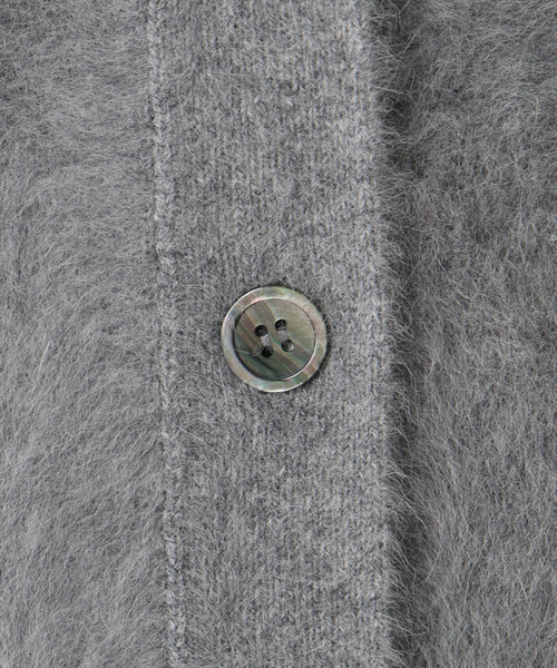 IENA LA BOUCLE（イエナラブークル）の「IENA LA BOUCLE フォックス カシミヤ Vカーディガン（カーディガン/ボレロ・レディース・バーガンディー/イエロー/グレー/ホワイト/ブラック・FREE）」の20枚目の写真