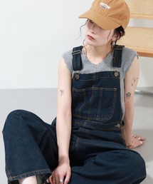 大人カジュアルデニムサロペット