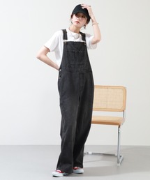 大人カジュアルデニムサロペット