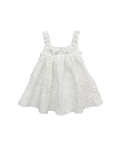 HONEY MI HONEY（ハニーミーハニー）の「cotton frill quilting babydoll（ワンピース・レディース・ベージュ/ブラック/ホワイト・FREE）」の12枚目の写真