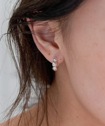 Line halo earring