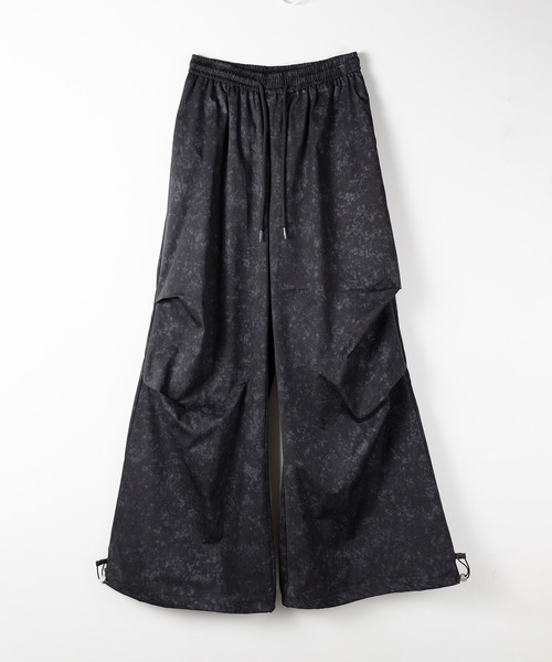 me+em select(ミームセレクト)の「【 2color 】ガーターレイヤードヴィンテージタックワイドパンツ / garter layered vintage tack wide pants(その他パンツ・レディース・ホワイト/ブラック・FREE)」の10枚目の写真