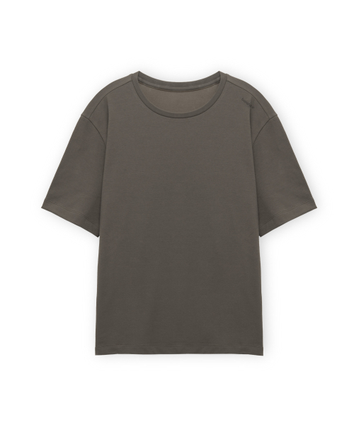 BROWNYARD BALANCE(ブラウンヤード・バランス)の「リラックスハーフスリーブ、ブラウン(Tシャツ/カットソー・メンズ・その他・3/4/5/6)」の1枚目の写真