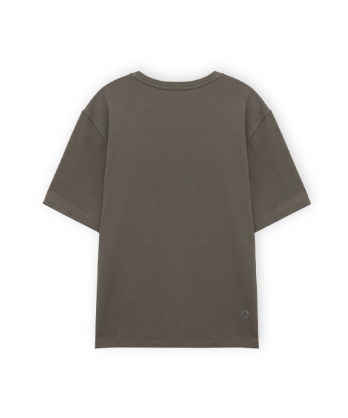 BROWNYARD BALANCE(ブラウンヤード・バランス)の「リラックスハーフスリーブ、ブラウン(Tシャツ/カットソー・メンズ・その他・3/4/5/6)」の2枚目の写真