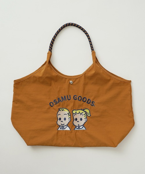 OSAMU GOODS(オサムグッズ)の「【unify × OSAMU GOODS(オサムグッズ)】大容量 A4サイズ収納可 軽撥水 トートバッグ OTNS-01(トートバッグ・レディース・グレー/ブルー/ネイビー/ブルーグリーン/キャメル/アイボリー・ONE SIZE)」の21枚目の写真