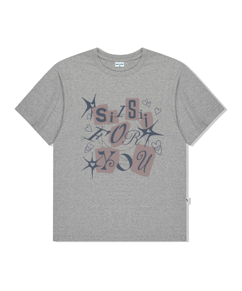 PAGESIISII(ページシシ)の「シシフォユプリンティング半袖Tシャツグレー(Tシャツ/カットソー・レディース・その他・SMALL/MEDIUM/LARGE)」の1枚目の写真