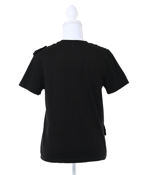 Narcissus(ナルシス)の「【Narcissus】ワッフルフリルTシャツ / カットソー 半袖(Tシャツ/カットソー・レディース・ホワイト/ブラック・FREE)」の13枚目の写真