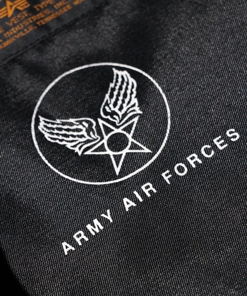 Alpha Industries(アルファインダストリーズ)の「U.S MILITARY / ALPHA 90S C-1 VEST DEAD STOCK(ベスト・メンズ・ブラック・MEDIUM)」の5枚目の写真