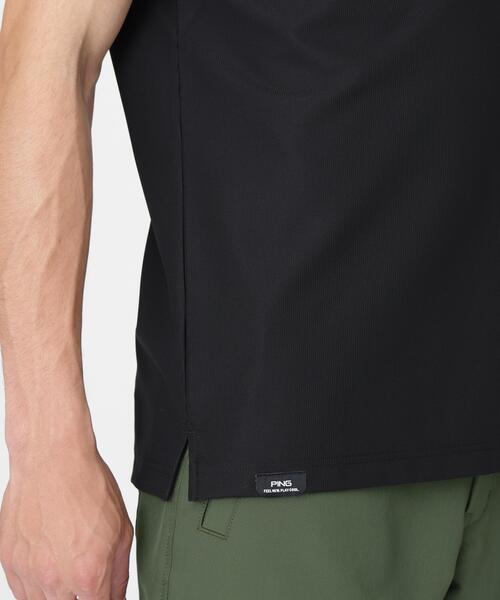 PING(ピン)の「【PING APPAREL】ワッフルロゴジャガード衿半袖ポロシャツ (MENS)(ポロシャツ・メンズ・グレー/ホワイト/ブラック・LL1/S/LL/L/M)」の10枚目の写真