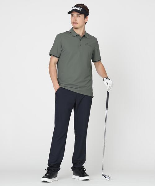 PING(ピン)の「【PING APPAREL】ワッフルロゴジャガード衿半袖ポロシャツ (MENS)(ポロシャツ・メンズ・グレー/ホワイト/ブラック・LL1/S/LL/L/M)」の15枚目の写真