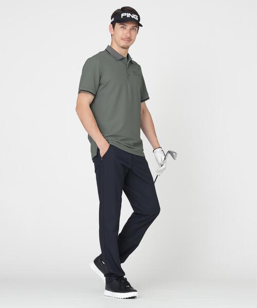 PING(ピン)の「【PING APPAREL】ワッフルロゴジャガード衿半袖ポロシャツ (MENS)(ポロシャツ・メンズ・グレー/ホワイト/ブラック・LL1/S/LL/L/M)」の16枚目の写真