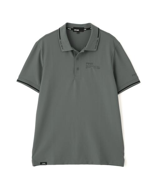 PING(ピン)の「【PING APPAREL】ワッフルロゴジャガード衿半袖ポロシャツ (MENS)(ポロシャツ・メンズ・グレー/ホワイト/ブラック・LL1/S/LL/L/M)」の18枚目の写真