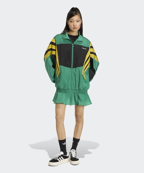 adidas(アディダス)の「サンティアゴ ウーブン トラックトップ(ジャージ) / トラックジャケット / アディダスオリジナルス adidas Originals(ジャージ・レディース・グリーン・SMALL/X-LARGE/LARGE/XX-LARGE/MEDIUM)」の1枚目の写真