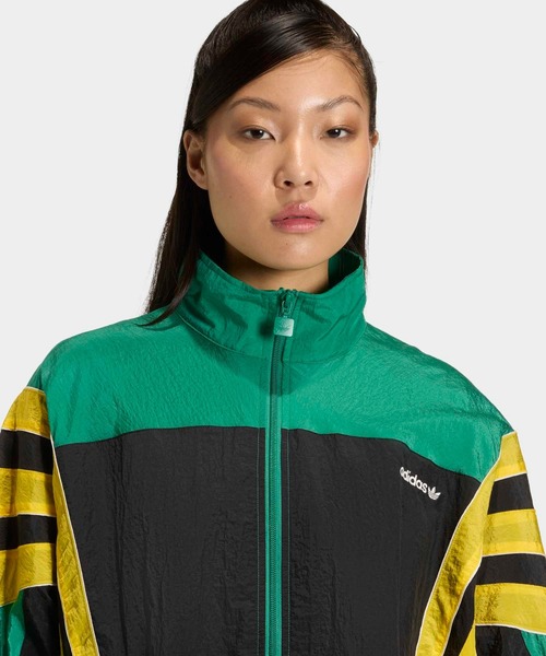 adidas(アディダス)の「サンティアゴ ウーブン トラックトップ(ジャージ) / トラックジャケット / アディダスオリジナルス adidas Originals(ジャージ・レディース・グリーン・SMALL/X-LARGE/LARGE/XX-LARGE/MEDIUM)」の3枚目の写真