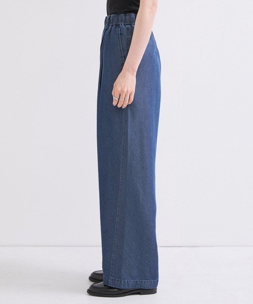 le cercle ADAM ET ROPE'(ルセルクルアダムエロペ)の「テンセルツイルデニムパンツ/セットアップ対応(デニムパンツ・レディース・サックスブルー/ブルー・FREE)」の14枚目の写真