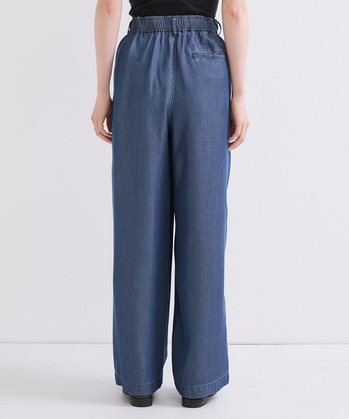 le cercle ADAM ET ROPE'(ルセルクルアダムエロペ)の「テンセルツイルデニムパンツ/セットアップ対応(デニムパンツ・レディース・サックスブルー/ブルー・FREE)」の15枚目の写真
