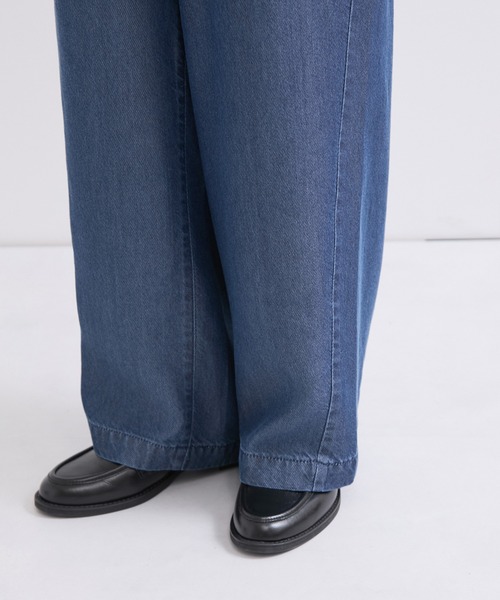 le cercle ADAM ET ROPE'(ルセルクルアダムエロペ)の「テンセルツイルデニムパンツ/セットアップ対応(デニムパンツ・レディース・サックスブルー/ブルー・FREE)」の20枚目の写真