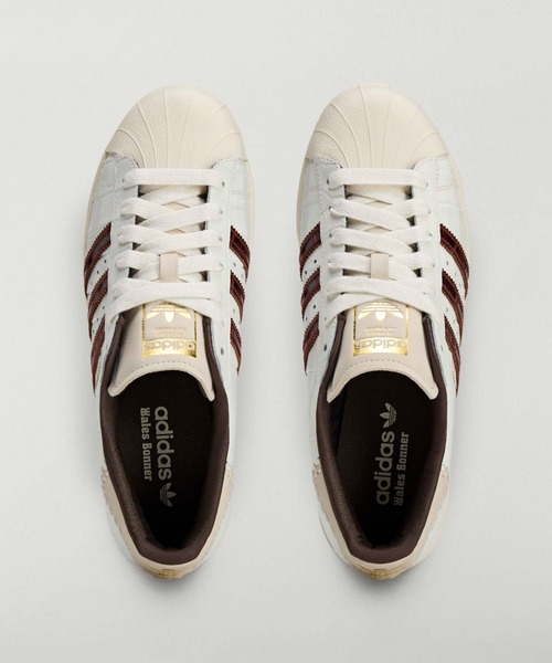 adidas（アディダス）の「ウェールズ・ボナー スーパースター / Wales Bonner Superstar/ アディダスオリジナルス adidas Originals（スニーカー・メンズ・ホワイト系その他・28.5cm/29.5cm/25.5cm/26.0cm/26.5cm/28.0cm/27.0cm/27.5cm/24.5cm/23.5cm/25.0cm）」の2枚目の写真