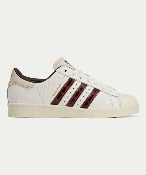 adidas（アディダス）の「ウェールズ・ボナー スーパースター / Wales Bonner Superstar/ アディダスオリジナルス adidas Originals（スニーカー・メンズ・ホワイト系その他・28.5cm/29.5cm/25.5cm/26.0cm/26.5cm/28.0cm/27.0cm/27.5cm/24.5cm/23.5cm/25.0cm）」の4枚目の写真