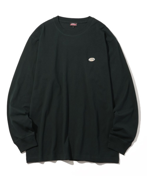Dickies(ディッキーズ)の「【GENUINE DICKIES/ジェニュインディッキーズ】ワンポイント ミニ刺繍 ワッペン クルーネック 長袖 Tシャツ(Tシャツ/カットソー・メンズ・モカ/ダークグリーン/ブラック/ホワイト・L/XL/M)」の4枚目の写真