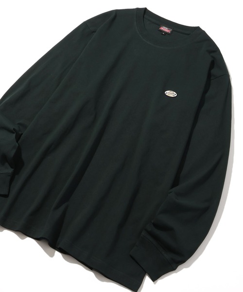 Dickies(ディッキーズ)の「【GENUINE DICKIES/ジェニュインディッキーズ】ワンポイント ミニ刺繍 ワッペン クルーネック 長袖 Tシャツ(Tシャツ/カットソー・メンズ・モカ/ダークグリーン/ブラック/ホワイト・L/XL/M)」の8枚目の写真