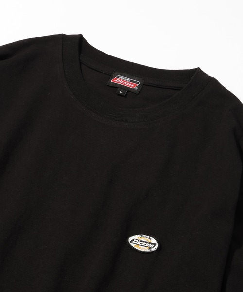 Dickies(ディッキーズ)の「【GENUINE DICKIES/ジェニュインディッキーズ】ワンポイント ミニ刺繍 ワッペン クルーネック 長袖 Tシャツ(Tシャツ/カットソー・メンズ・モカ/ダークグリーン/ブラック/ホワイト・L/XL/M)」の9枚目の写真