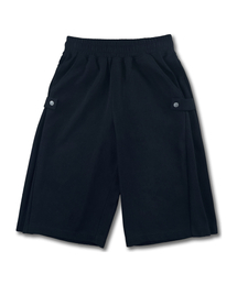 RAYFIKERS（レイフィカース）の「サイドスナップバンディングバミューダスウェットパンツ MQ3PU720_BLACK（その他パンツ）」