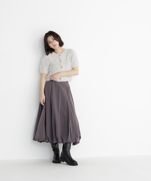 NATURAL BEAUTY BASIC(ナチュラルビューティーベーシック)の「バルーンスカート(スカート・レディース・ベージュ系その他/チャコールグレー/ブラック・SMALL/MEDIUM)」の18枚目の写真