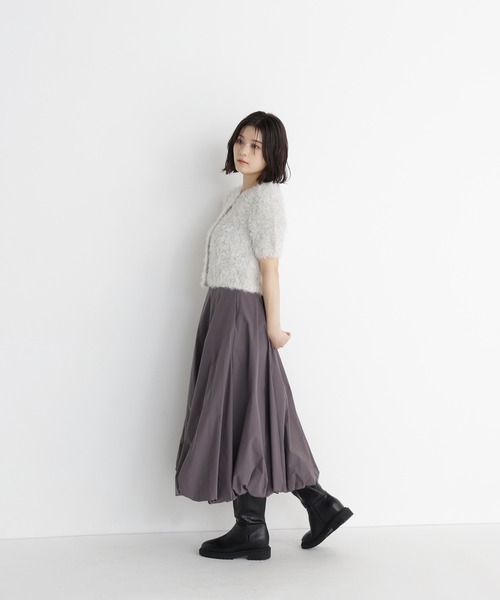 NATURAL BEAUTY BASIC(ナチュラルビューティーベーシック)の「バルーンスカート(スカート・レディース・ベージュ系その他/チャコールグレー/ブラック・SMALL/MEDIUM)」の19枚目の写真