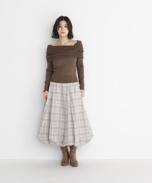 NATURAL BEAUTY BASIC(ナチュラルビューティーベーシック)の「バルーンスカート(スカート・レディース・ベージュ系その他/チャコールグレー/ブラック・SMALL/MEDIUM)」の17枚目の写真
