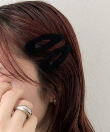 mystic | ベロアヘアピン(その他ヘアアクセサリー)