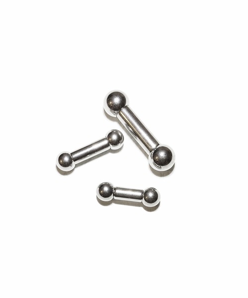 MORPH(モルフ)の「MORPH モルフ バーベル ボディーピアス 6ゲージ 8mm~16mm(ピアス(片耳用)・レディース・シルバー・8/10/12/14/16)」の1枚目の写真