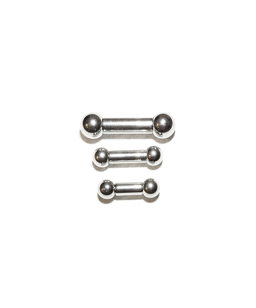 MORPH(モルフ)の「MORPH モルフ バーベル ボディーピアス 6ゲージ 8mm~16mm(ピアス(片耳用)・レディース・シルバー・8/10/12/14/16)」の2枚目の写真