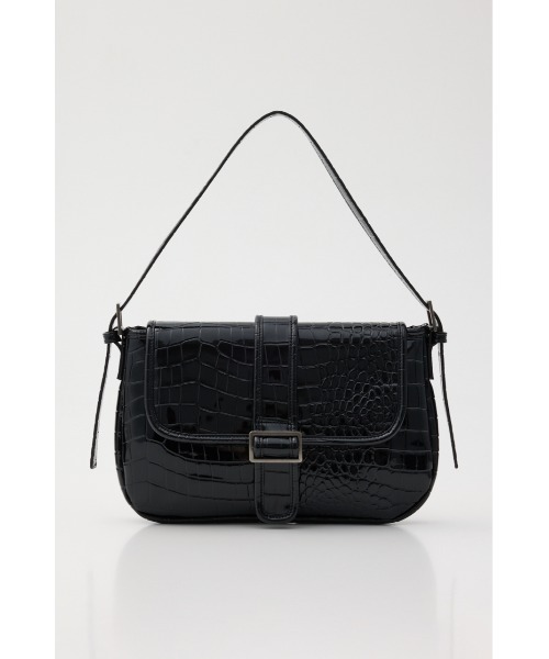 LAGUA GEM(ラグアジェム)の「FAUX CROCO COVER バッグ(ショルダーバッグ・レディース・ブラウン/ブラック・FREE)」の2枚目の写真